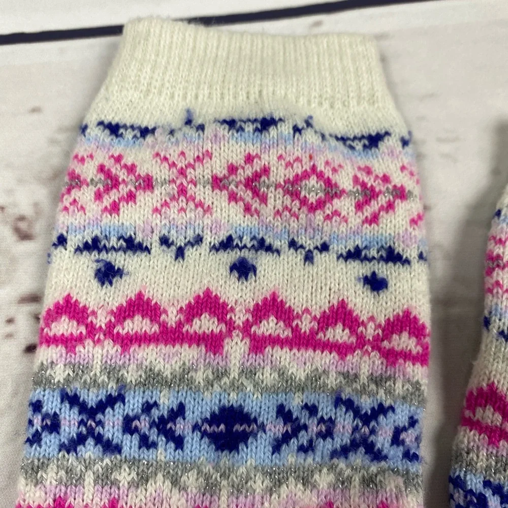 American Eagle Blue‎ Printed Crew Socks
